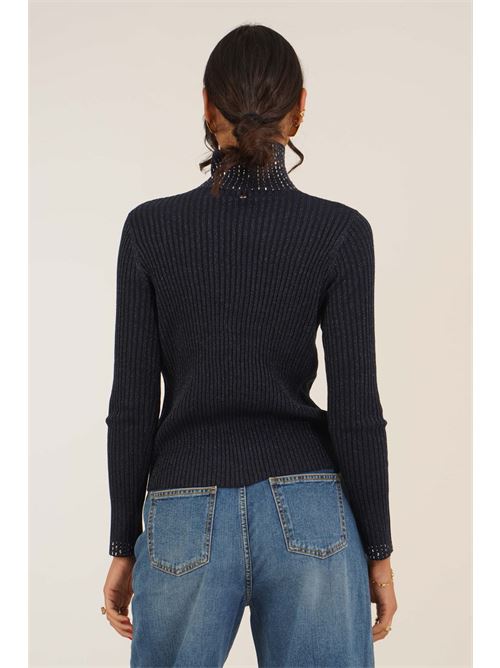 Maglia costine Luckylu Milano | MA23PNNAVY